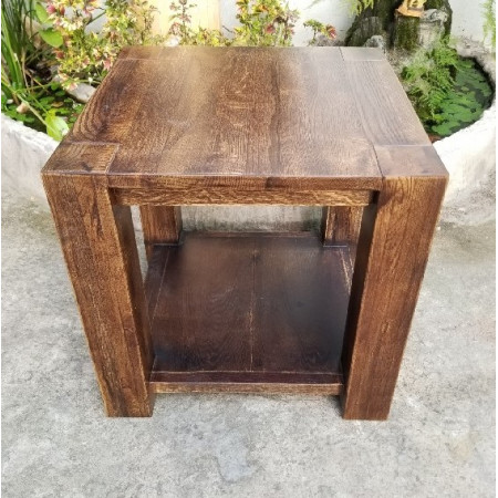 Dark Walnut Oil : Đôn Trang Trí Gổ Sồi